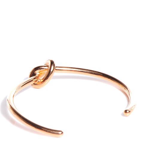 celine rose gold knot bracelet